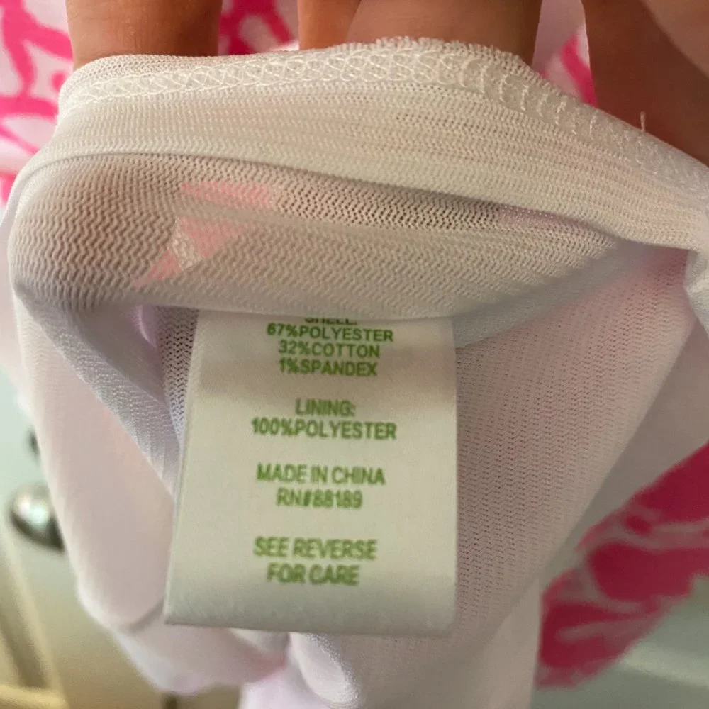 EUC Lilly Pulitzer Pink Strike a Pose Bella Dress (Sz XS) - Picture 8 of 14